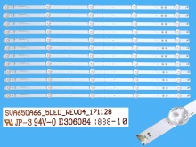 Sada LED podsvícení 655mm pro LCD TV LG SVA650A66 12 pásků