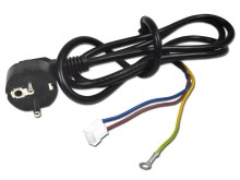 Napájecí síťový kabel 1,5 m s 3pinovým rovným konektorem pro LCD a LED TV 230V