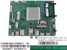 Základní deska LCD LED modulu Philips XICB02B01900SX / 715G8709-M0B-B01-005K