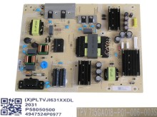 Napájecí zdrojová deska LCD modulu Philips PLTVJI631XXDL 715GA018-P01-006-003S