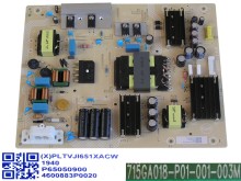 Napájecí zdrojová deska LCD modulu Philips PLTVJI651XACW 715GA018-P01-001-003M