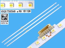 LED podsvit EDGE sada 3x 545mm pro Samsung 75" LCD TV