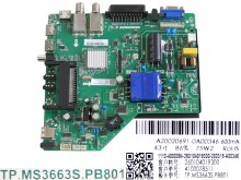 Základní deska LCD modulu pro Sencor SLE43F16TCS TV