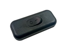 Jednopólový kolébkový šňůrový vypínač DS-5, 250V/2,5A, černý
