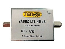 LTE filtr č.513 s útlumem 40dB pro pásmo 5-630 MHz K1-48 F