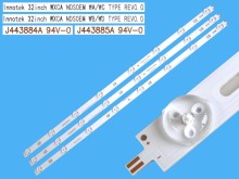 LED podsvitní sada 3 pásky 592mm pro Sony LCD TV 32"