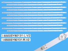 LED podsvitní sada 12 pásků pro Sony 65" LCD TV D-LED BAR I-6500SY80131-L-V2 + R-V2