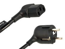 Úhlový síťový napájecí kabel 1,5 m 2,5A 250V pro LCD a LED TV