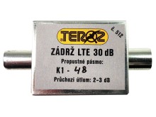 LTE filtr č.512 s útlumem 30dB pro kanály 1-48 K1-48 IEC