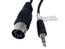 Stereo audio kabel 3,5mm jack - DIN 5pin samec, 2 m