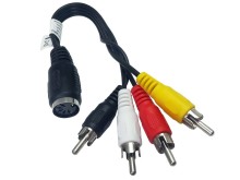 Audio kabel DIN samice na 4x CINCH samec 0,2 m