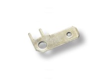 Faston kolík 6,3x0,8mm úhlový 90° pro PCB, pocínovaná mosaz, RM 5mm