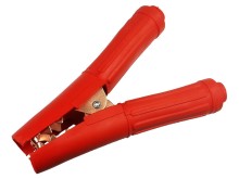 Izolovaná krokosvorka pro autobaterie 500A, červená, 165 mm