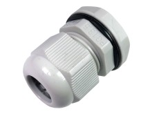 Kabelová průchodka s PG závitem pro vodiče 6-12 mm, šedá, IP68, PA6.6