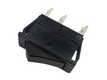 Kolébkový přepínač jednopólový černý 16A 250V AC ON-ON s FASTON vývody