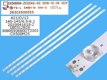 LED podsvit 960mm sada 4 kusy Fox pro LCD TV 50"