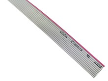 Vícežilový plochý kabel 10x28AWG šedý, nestíněný, Cu
