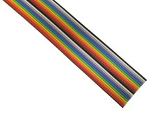 Vícežilový plochý kabel 20x28AWG barevný, Cu lanko bez stínění
