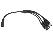 Y rozbočovací kabel s konektory 5.5 x 2.1 mm, 1 zásuvka a 4 zástrčky