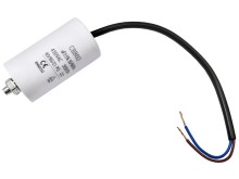 Motorový rozběhový kondenzátor 12 µF 450V CBB60 s kabelem 25 cm