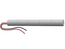 Akumulátor 6,0V 1600mAh SC s kabelem bez konektoru pro nouzová světla