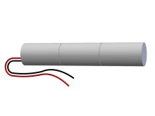 Akumulátor 3,6V 4500mAh D s kabelem bez konektoru pro nouzová světla