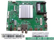 Základní deska LCD LED modulu Philips XMCB02B00500SX / Main board 715GB868-M0B-B06-004B