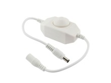 Manuální stmívač pro jednobarevné LED pásky 12-24V, 6A, bílý