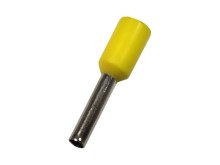 Izolovaná krimpovací dutinka trubičková žlutá 1,0 mm², 10 ks
