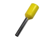 Izolovaná krimpovací trubičková dutinka žlutá 0,75 mm², 10 kusů