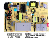 Napájecí zdrojová deska LCD modul TCL 08-L171HD2-PW200AE / 40-L171H4-PWC1CG