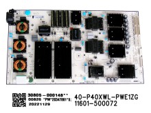 Napájecí zdrojová deska LCD modulu TCL 30805-000148 / 40-P40XWL-PWE1ZG