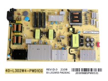 Napájecí zdrojová deska LCD modulu TCL 08-L302W58-PW200AC / 40-L302W4-PWD1CG