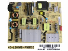 Napájecí zdrojová deska LCD modul TCL 08-L201W74-PW200AA / 40-L201W8-PWB1CG