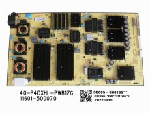 Napájecí zdrojová deska LCD modulu TCL 30805-000198 / 40-P40XHL-PWB1ZG