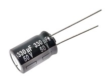Elektrolytický kondenzátor 330uF 50V 105°C low ESR Panasonic NHG