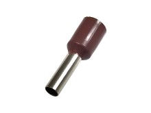 Izolovaná krimpovací trubičková dutinka 2,5 mm², hnědá, 10 ks