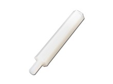 Plastový šestihranný distanční sloupek s M3 vnějším a vnitřním závitem, 30 mm