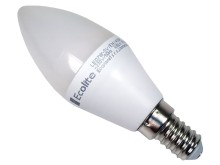 LED žárovka E14 7W 4100K 580lm svíčka studená bílá Ecolite