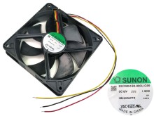 Axiální ventilátor 120x120x25 mm 12V DC 2W Sunon
