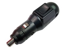 Autozásuvková zástrčka 12V 8A s pojistkou a vypínačem, samostatný konektor