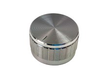 Hliníkový knoflík na potenciometr 29 mm s oskou 6 mm a indikátorem polohy
