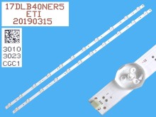LED podsvícení sada Vestel 23620219 s 2 pásky 745mm D-LED BAR 17DLB40NER5