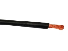 Silikonový kabel Cu lanko 1,5 mm² černý - metráž