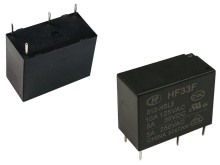 Elektromagnetické relé 12V DC 10A 250V AC 1x spínací kontakt HF33F/012-HSL3