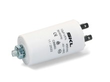 Motorový rozběhový kondenzátor 12 µF 450V CBB60 s konektory Faston 6,3 mm