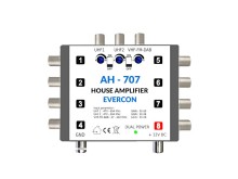 5G anténní zesilovač AH-707 pro DVB-T2 s 8 výstupy a 30dB ziskem