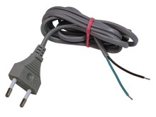 Napájecí kabel Flexo PVC 2x0,75mm² 1,75 m šedý