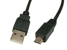 USB kabel 5 m typ A - micro USB typ B 5 pin