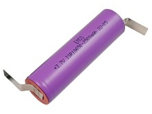 Li-Ion akumulátor 3,6V 2500mAh ISR18650 s pájecími vývody Z